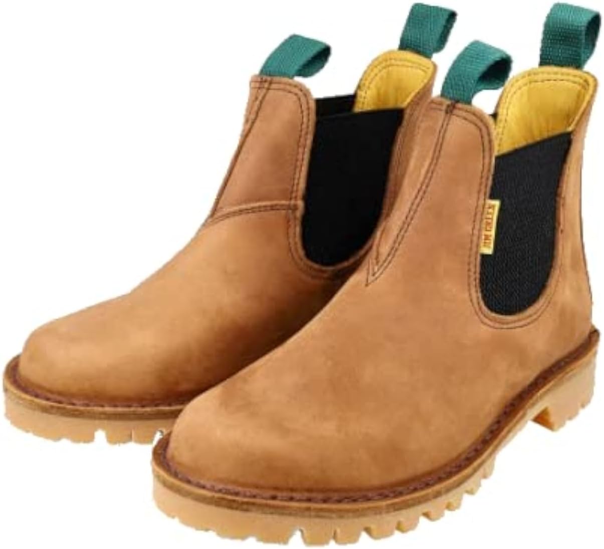 

Ботинки Jim Green Mens Stockman Slip On водоотталкивающие, из кожи с полной фактурой, для работы или повседневной носки