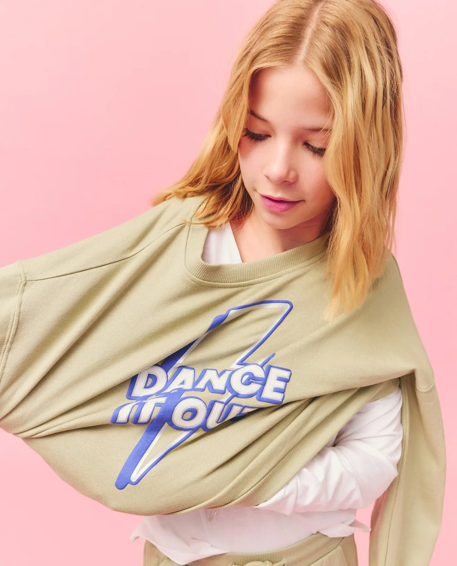 Базовая толстовка для девочки Kids El Corte Inglés, зеленый — фото 3