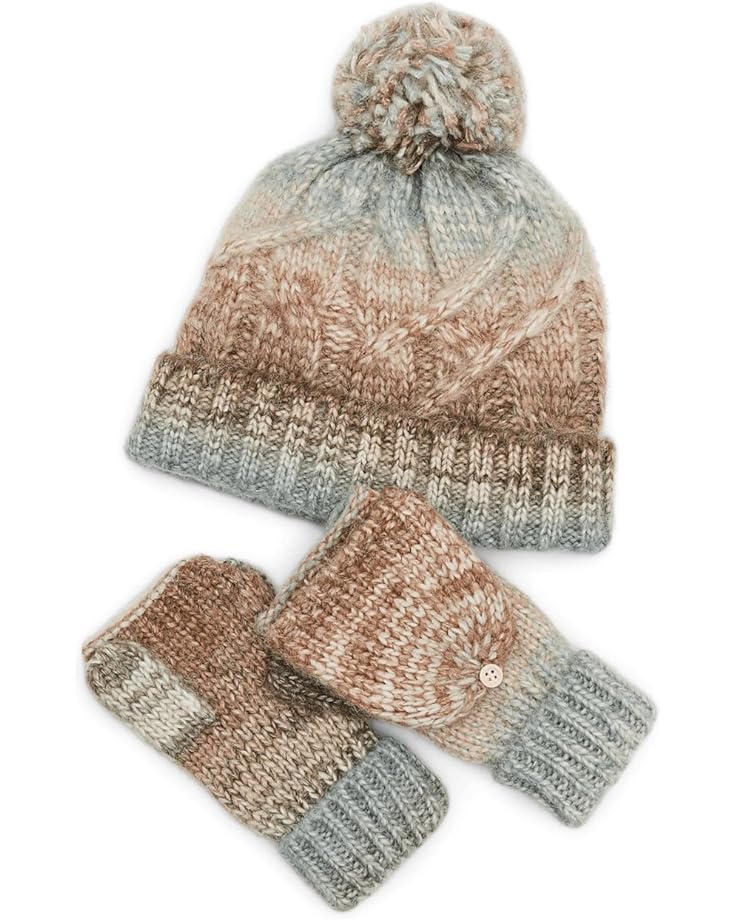 

Женские перчатки Free People Rainbow Run Hat + Glove, Blue Combo