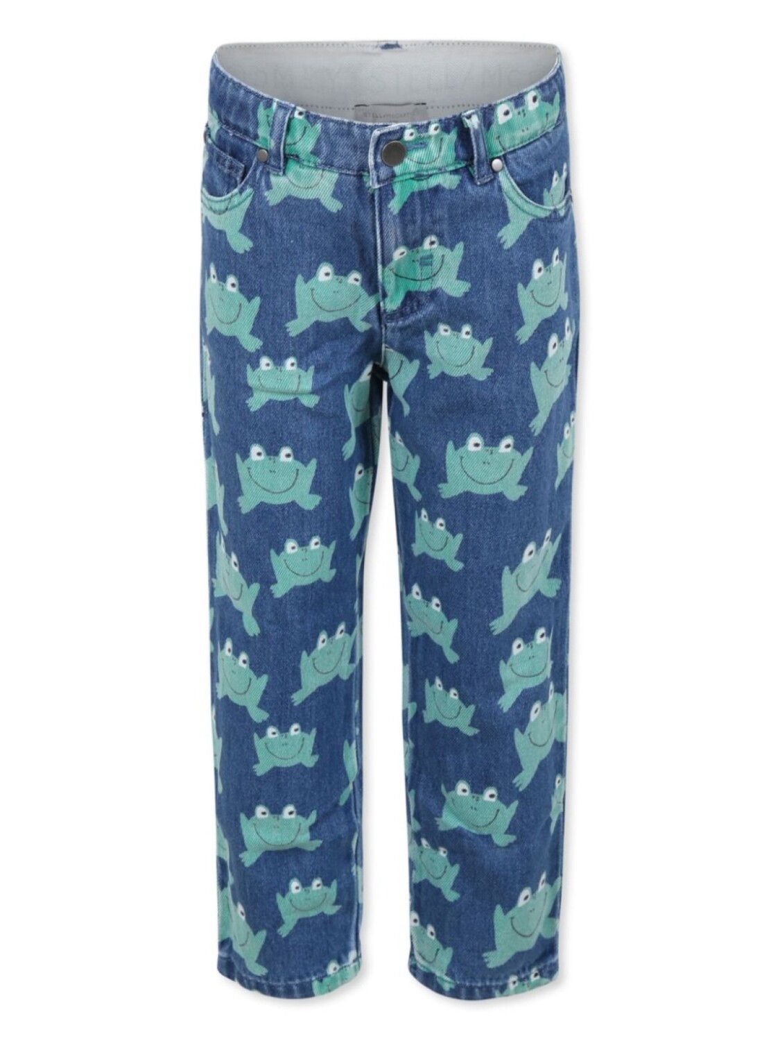 

Джинсы с принтом Stella McCartney Kids, синий
