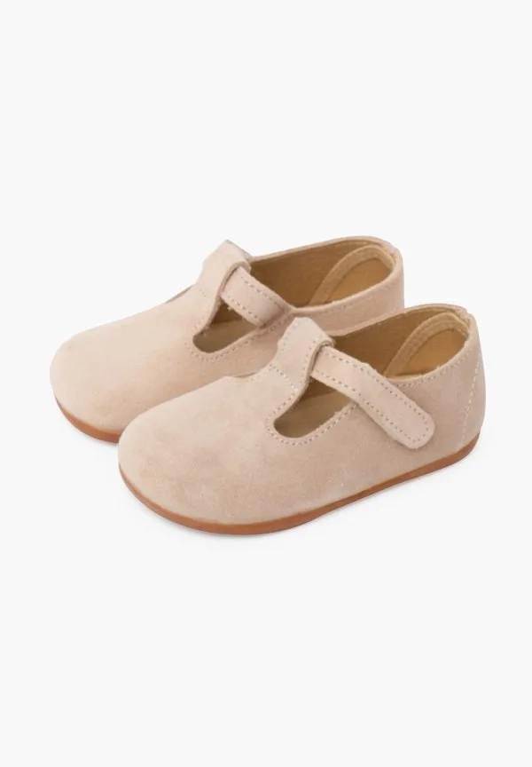 Pepitos босоножки serraje niños primeros pasos балетные туфли с ремешком на щиколотке Pisamonas, Beige — фото 2