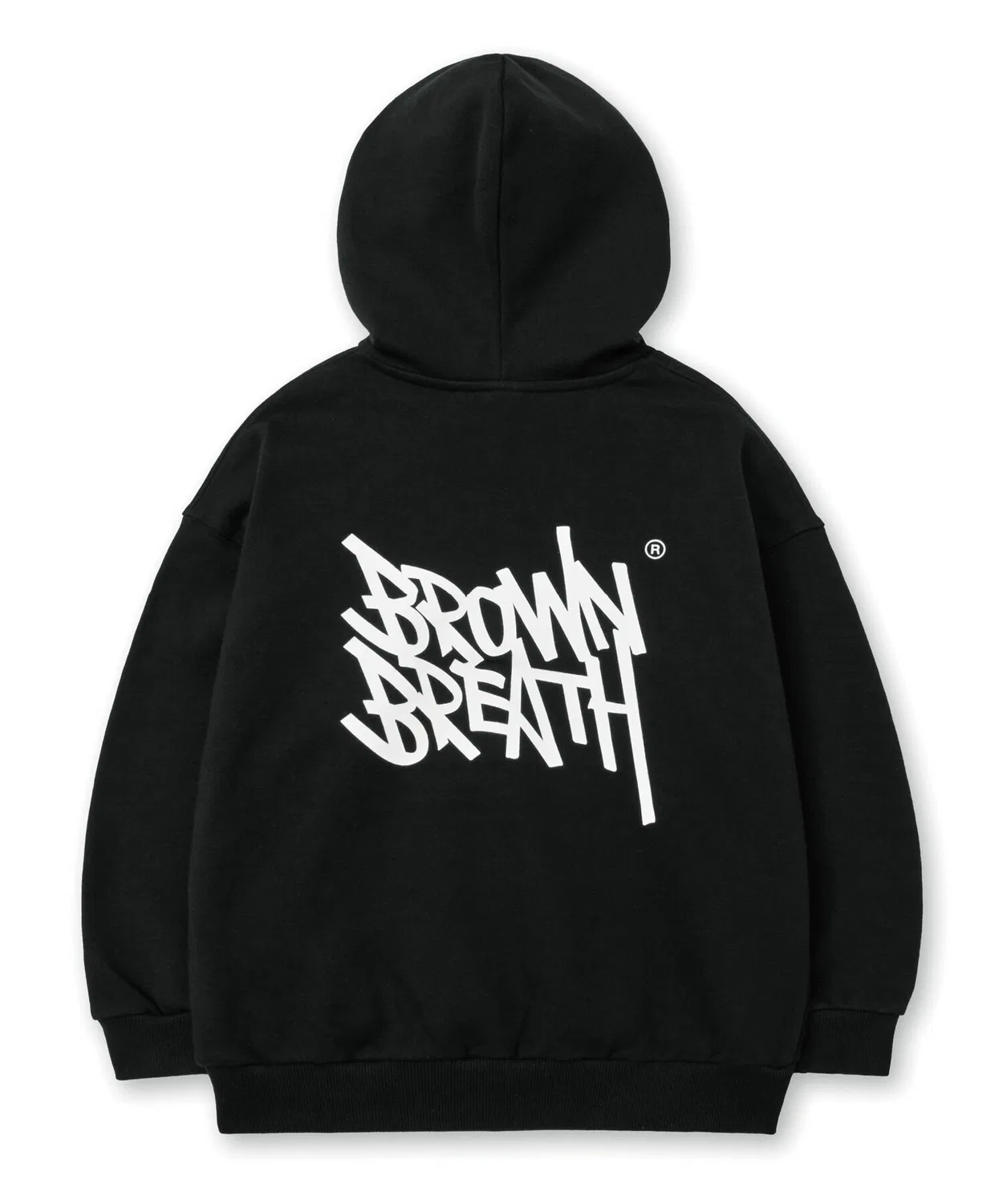 Детское чёрное худи с нашивкой от Brownbreath Kids — фото 2