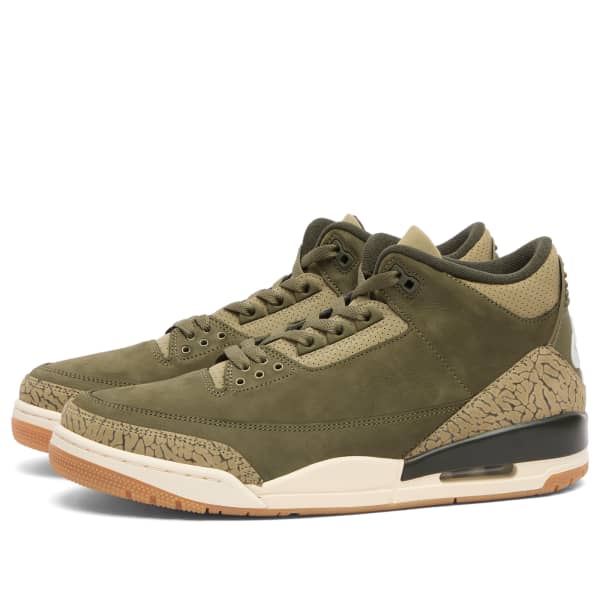 3 retro og rt кроссовки Air Jordan, оливковый, sequoia & оливковый — фото 2