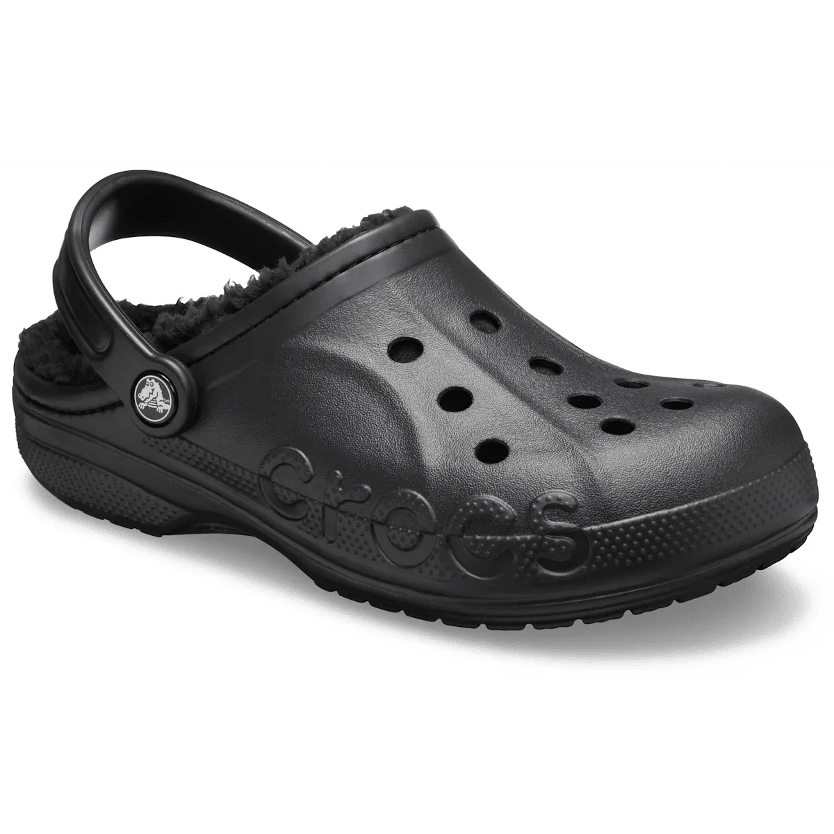Сабо с подкладкой Baya Crocs, черный/черный — фото 3
