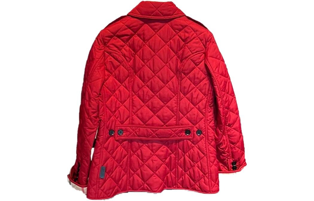 Burberry Женская стеганая куртка, цвет Red — фото 2