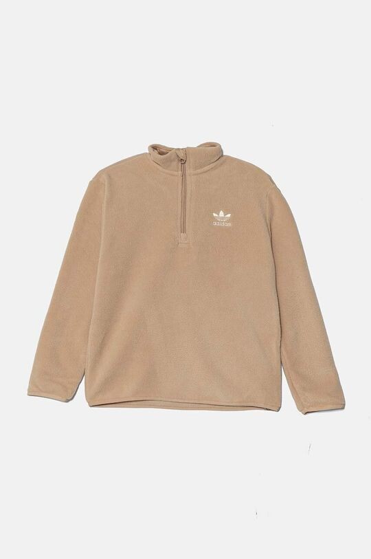 

Детская флисовая толстовка POLAR FLEECE HZ adidas Originals, бежевый