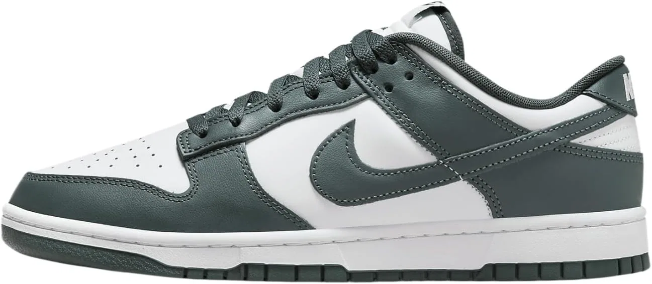 Мужские скейтбордистские кроссовки Nike Dunk Low Retro, белый/зеленый