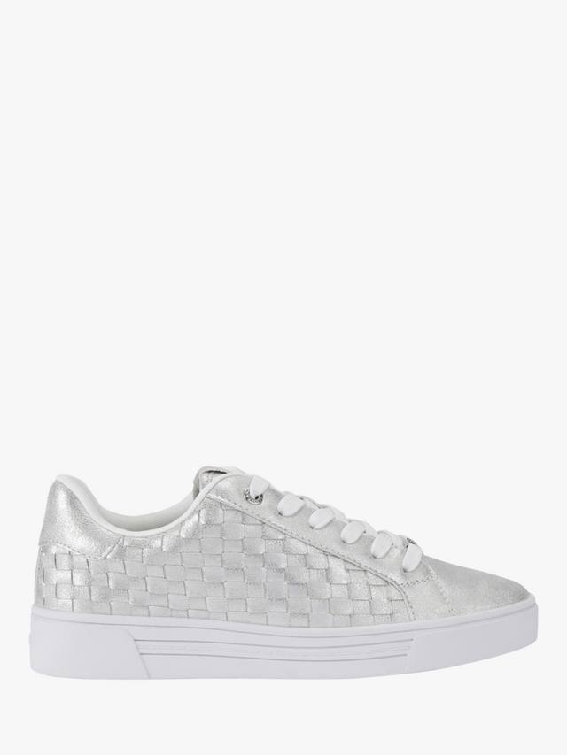 Металлические кроссовки daze weave Carvela, серебряный