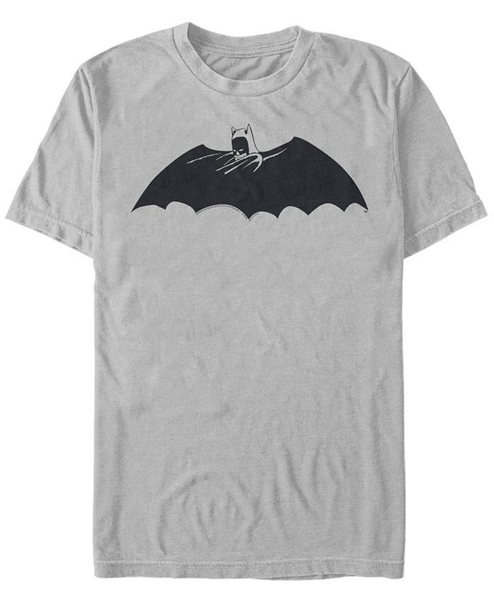 

Мужская футболка с короткими рукавами и логотипом DC Batman Cape Fifth Sun, цвет Gray