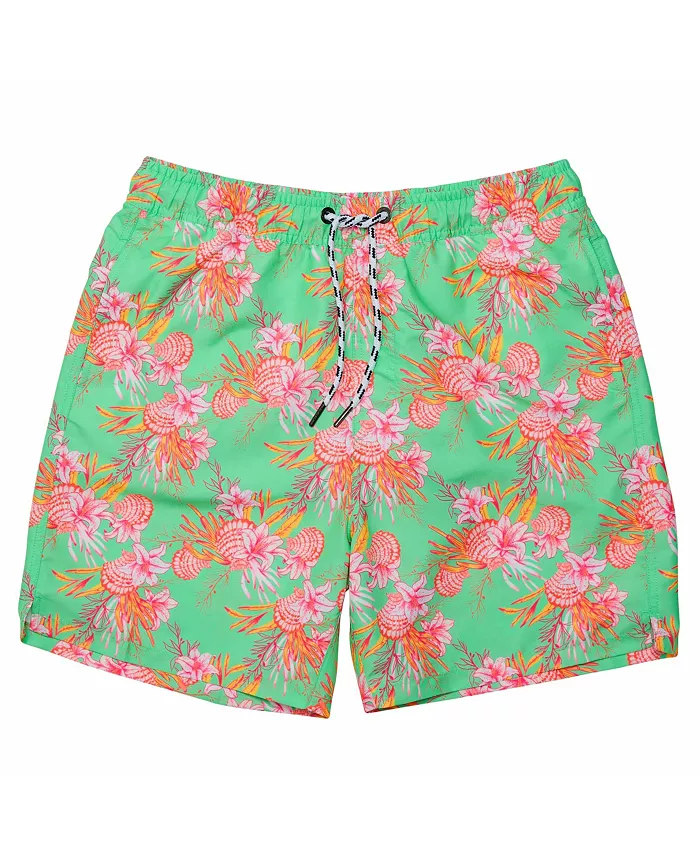 

Мужские плавки Coastal Shells из экологичных материалов Snapper Rock, зеленый