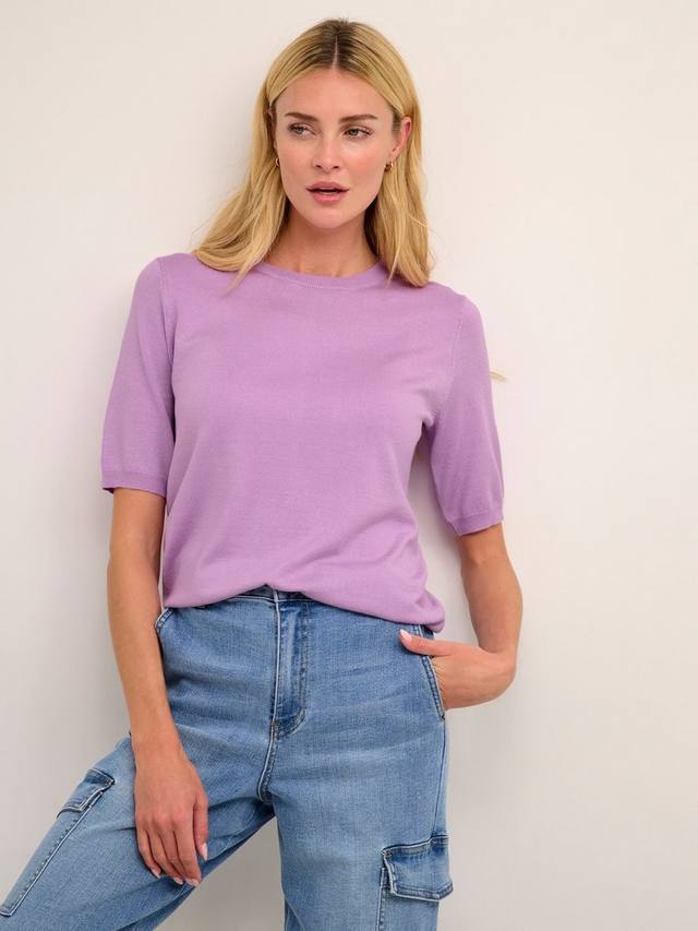 

Футболка Lizza с короткими рукавами и круглым вырезом KAFFE, Lupine