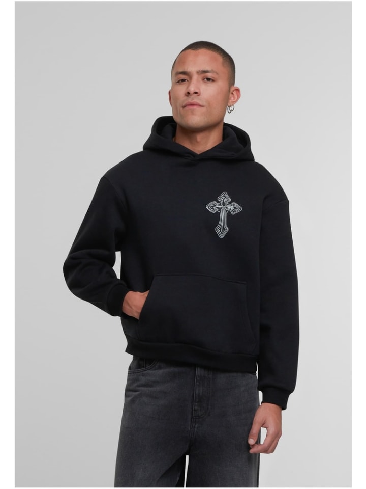 

Толстовка Innocent Face Fluffy Hoody черного цвета Mister Tee