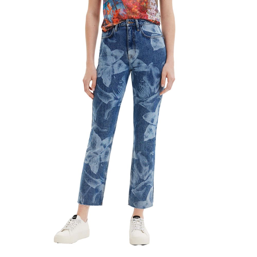 

Синие хлопковые джинсы и брюки Desigual