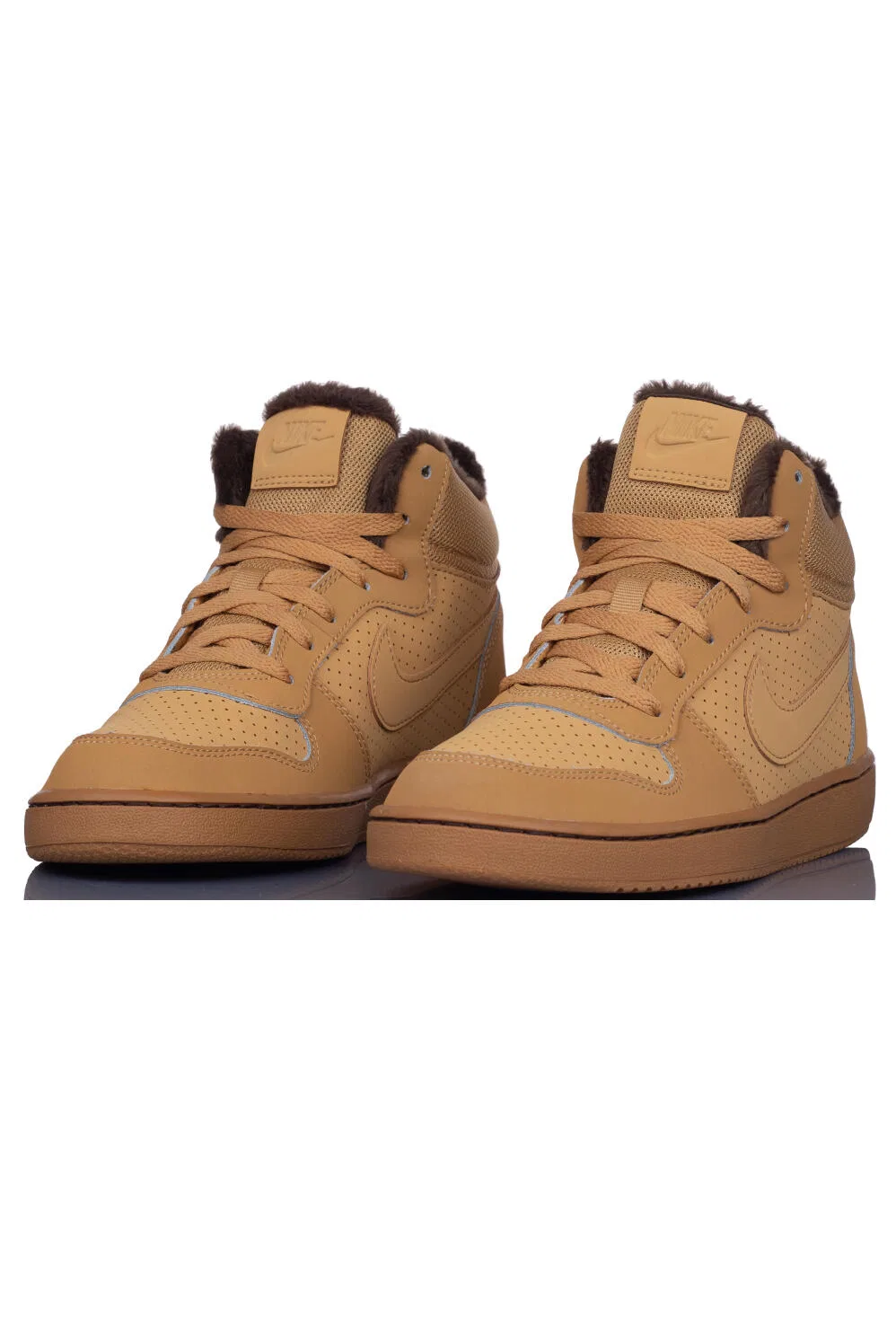 Детские зимние кроссовки с высоким берцем Nike Court Borough Mid Winter GS, Braun — фото 2