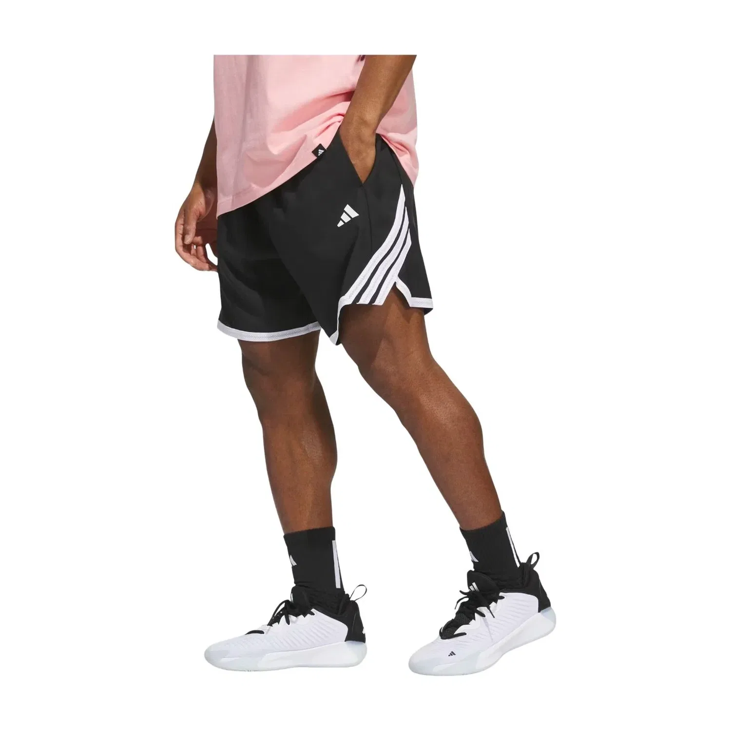 Мужские шорты с принтом Adidas Crazy Lite Shorts, черный — фото 4