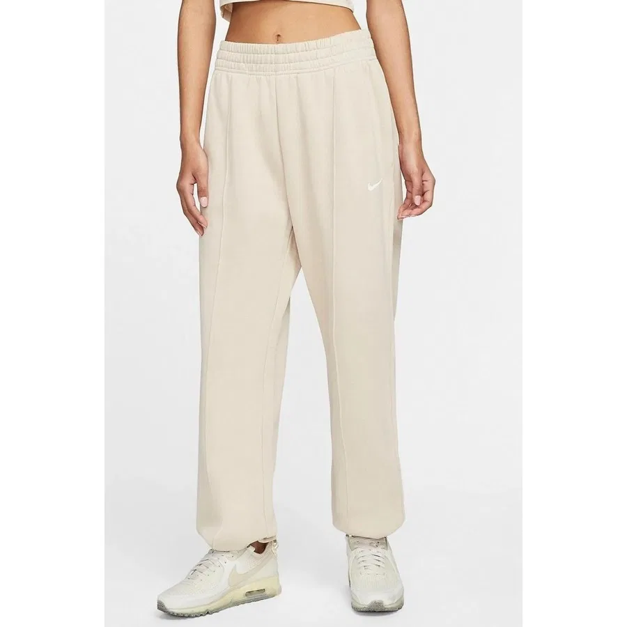 Штаны спортивные свободного кроя с защипами Nike Sportswear Essential, Кремовый