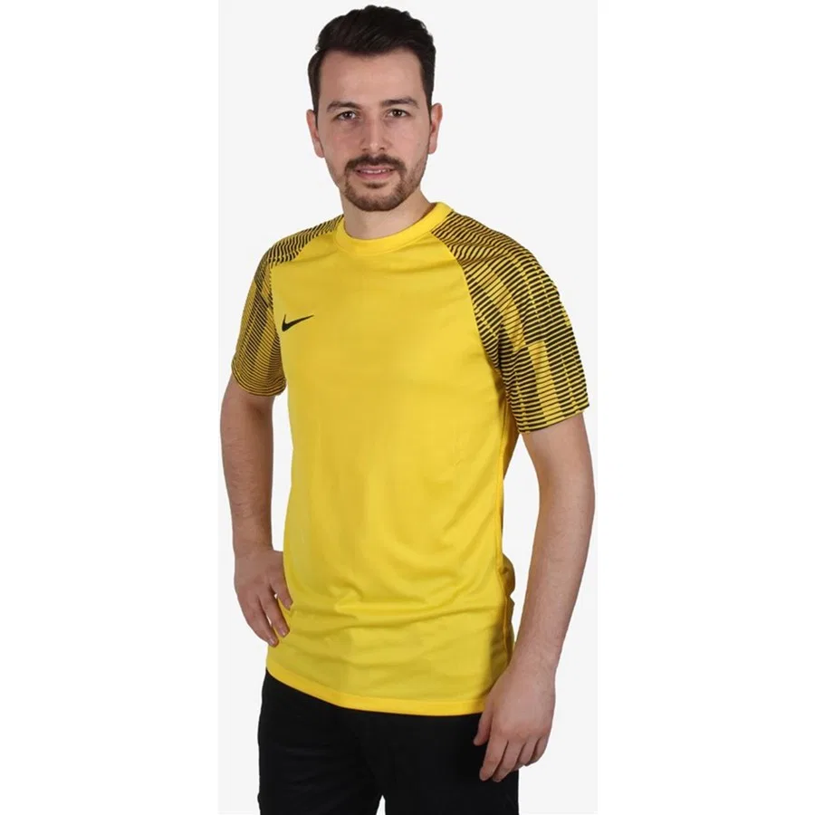 Футболка спортивная с принтом Dri-Fit Academy Nike, Желтый — фото 4