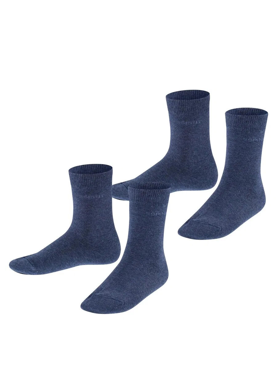 Носки ESPRIT 'Foot Logo 2-Pack' синего цвета