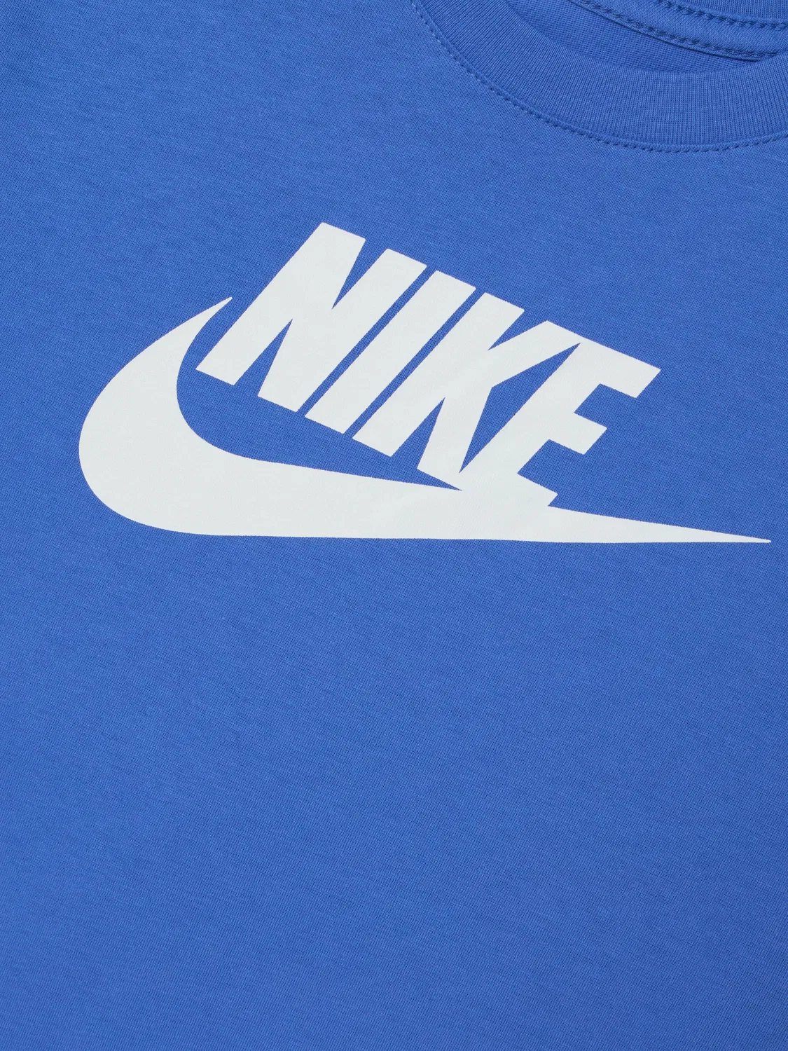 Футболка для девочек с круглым вырезом Nike, синий — фото 3