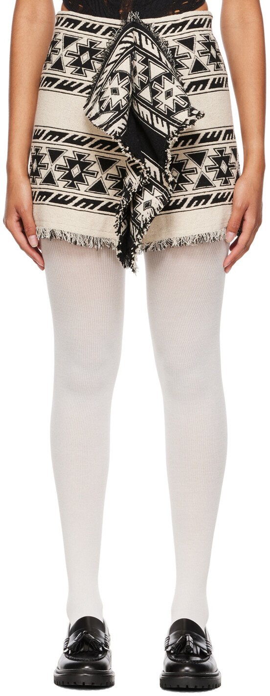 

Мини-юбка Jiloa Black & Off-White Isabel Marant Etoile