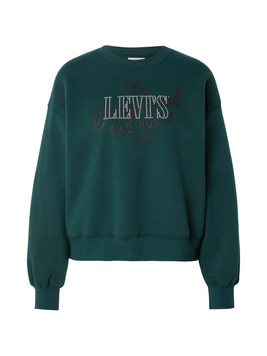 Толстовка LEVI'S 'EVERYDAY' темно-зеленого цвета
