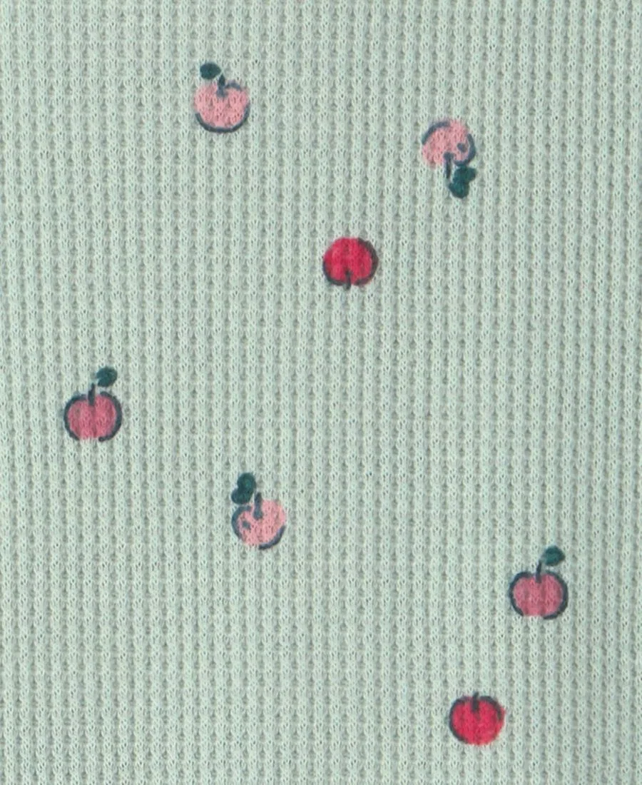 Детский слип с длинным рукавом Apple Thermal Carter's, Green — фото 4
