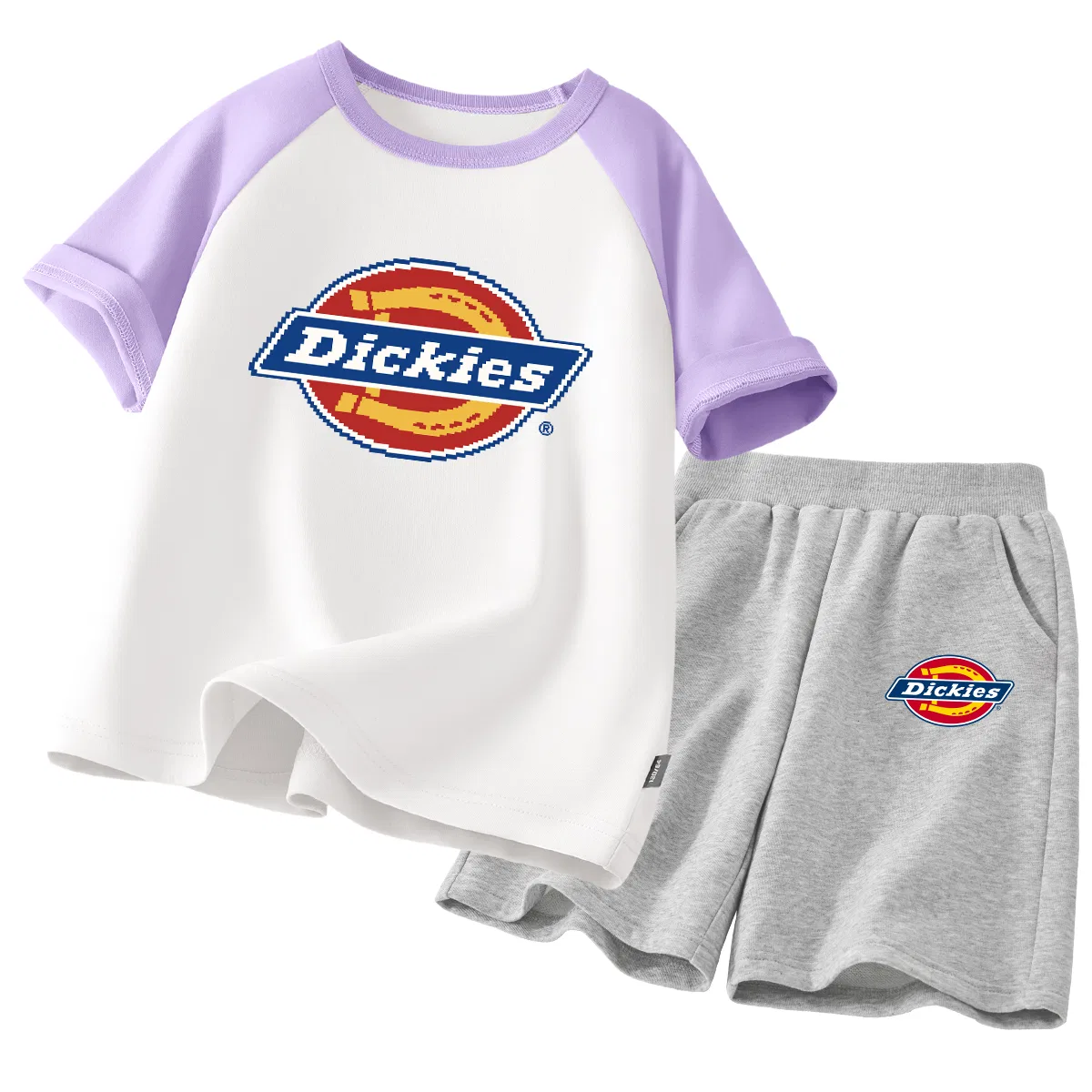 Детский спортивный комплект с логотипом Sizhi Purple White+S Logo K Gray, Dickies, Sizhi Purple White+S Logo K Gray