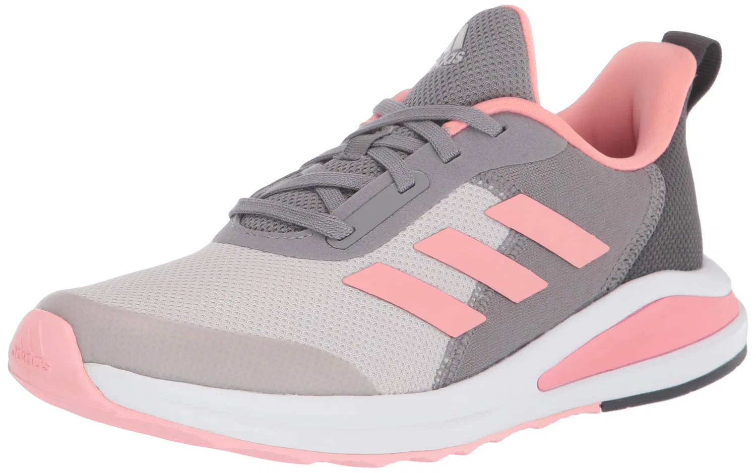Детские кроссовки для мальчиков с шнуровкой Fortarun K Adidas, Grey