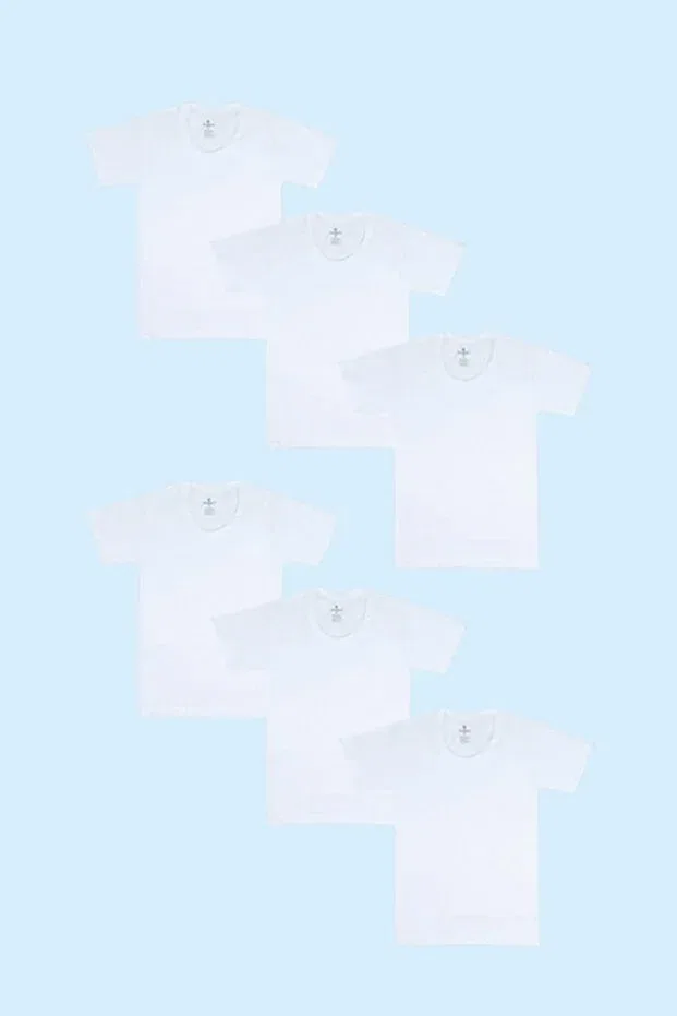 Детское для мальчиков белье хлопковое 6-pack Ceylanoğlu, White — фото 2