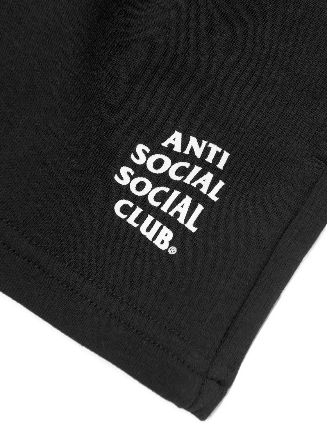 Шорты с кулиской и логотипом Anti Social Social Club Kids, черный — фото 4