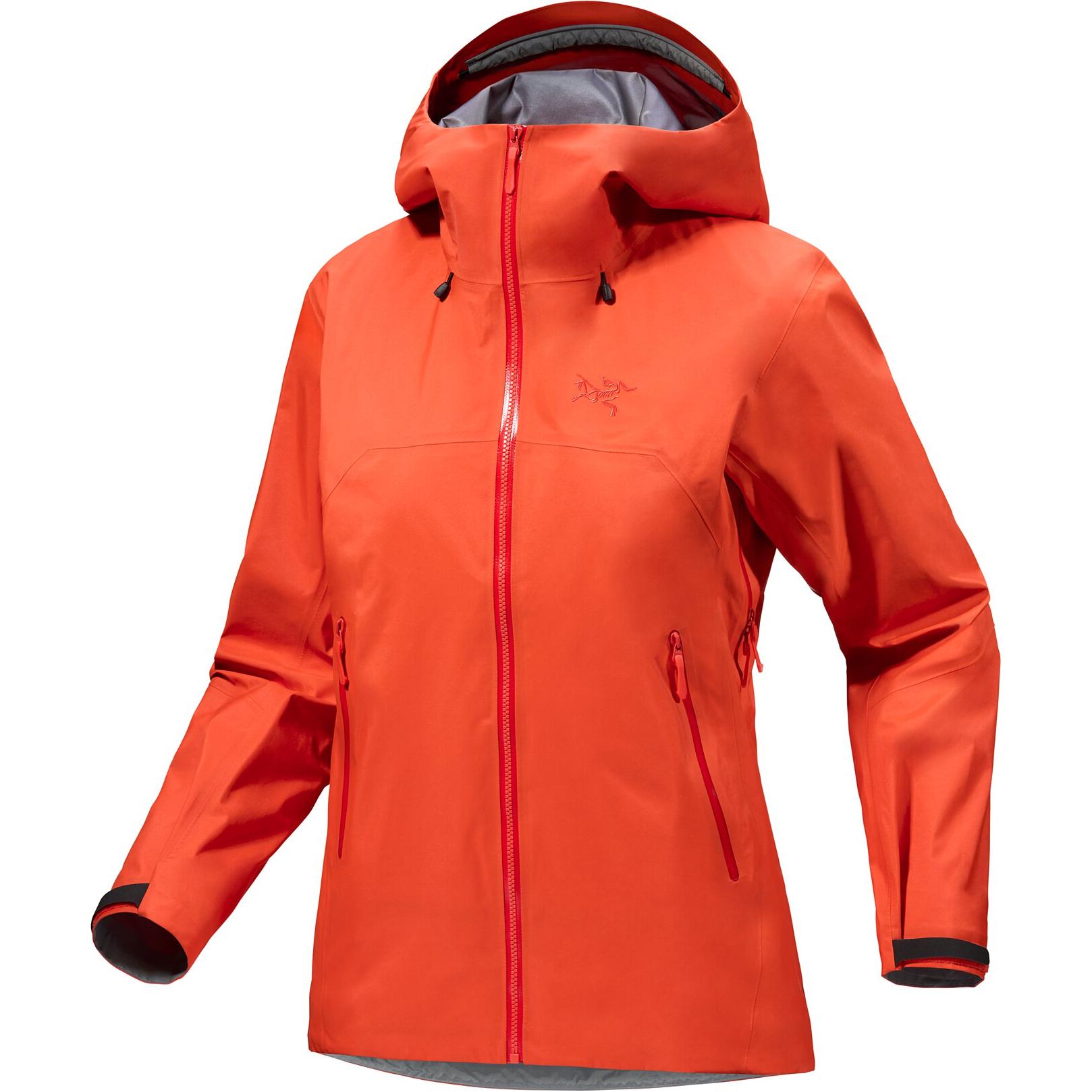 

Arcteryx Женская водонепроницаемая ветрозащитная дышащая куртка, Warm Sun Orange/Solaris