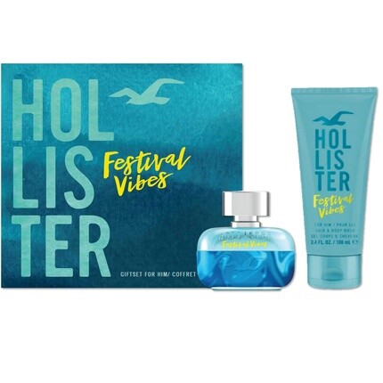 

Туалетная вода Hollister Festival Vibes for Him и гель для душа/тела