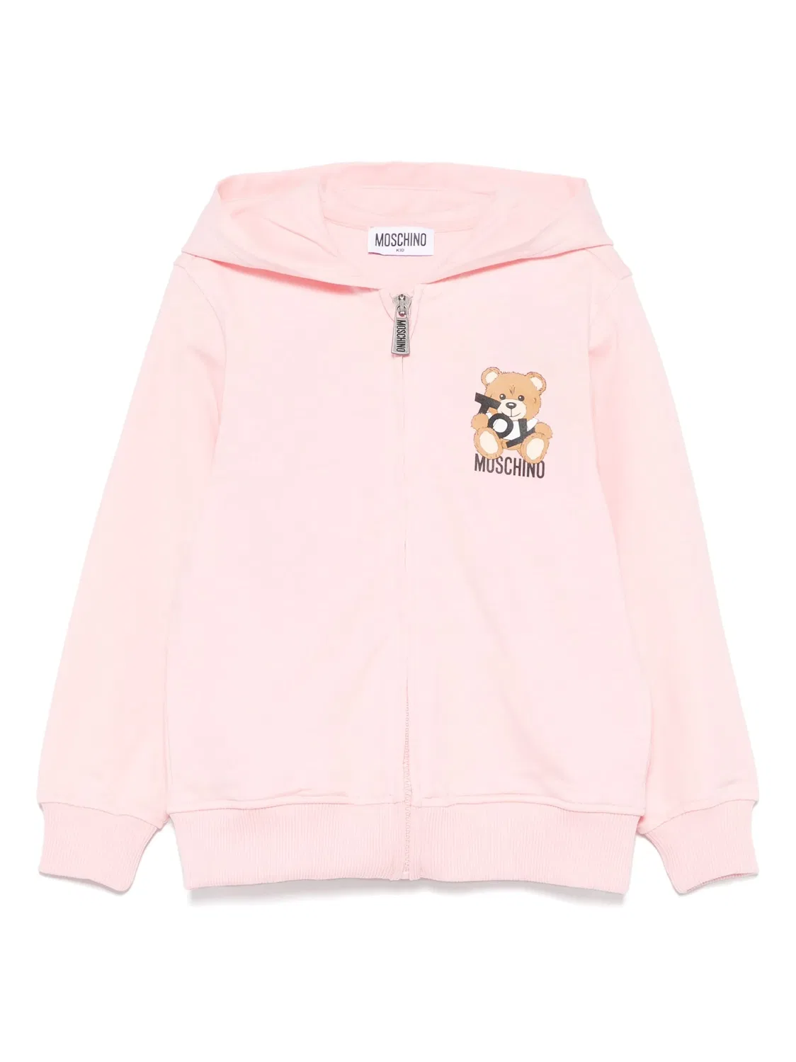 Худи из 100% хлопка для девочек Boutique Moschino, розовый
