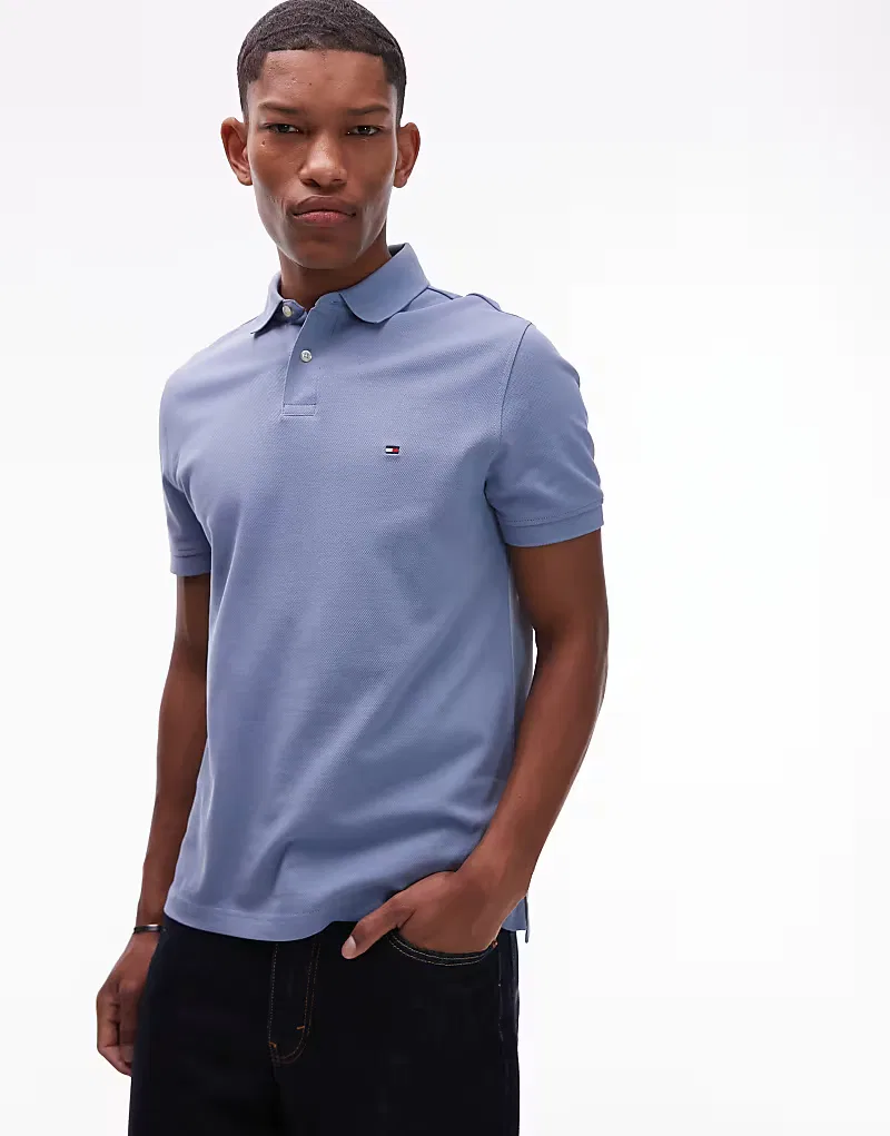 Поло Tommy Hilfiger 1985 года, классического, синий