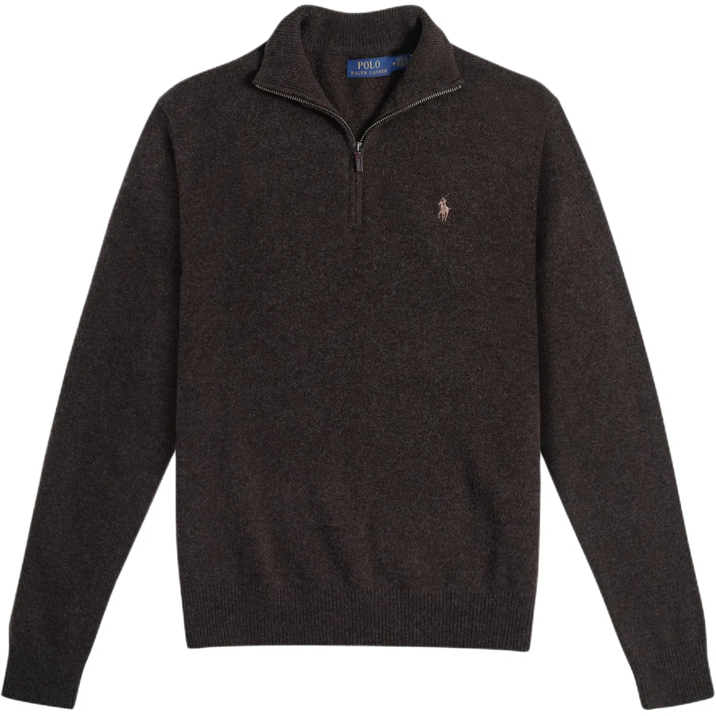 Мужской свитер с воротником-стойкой Polo Ralph Lauren, Dark Brown