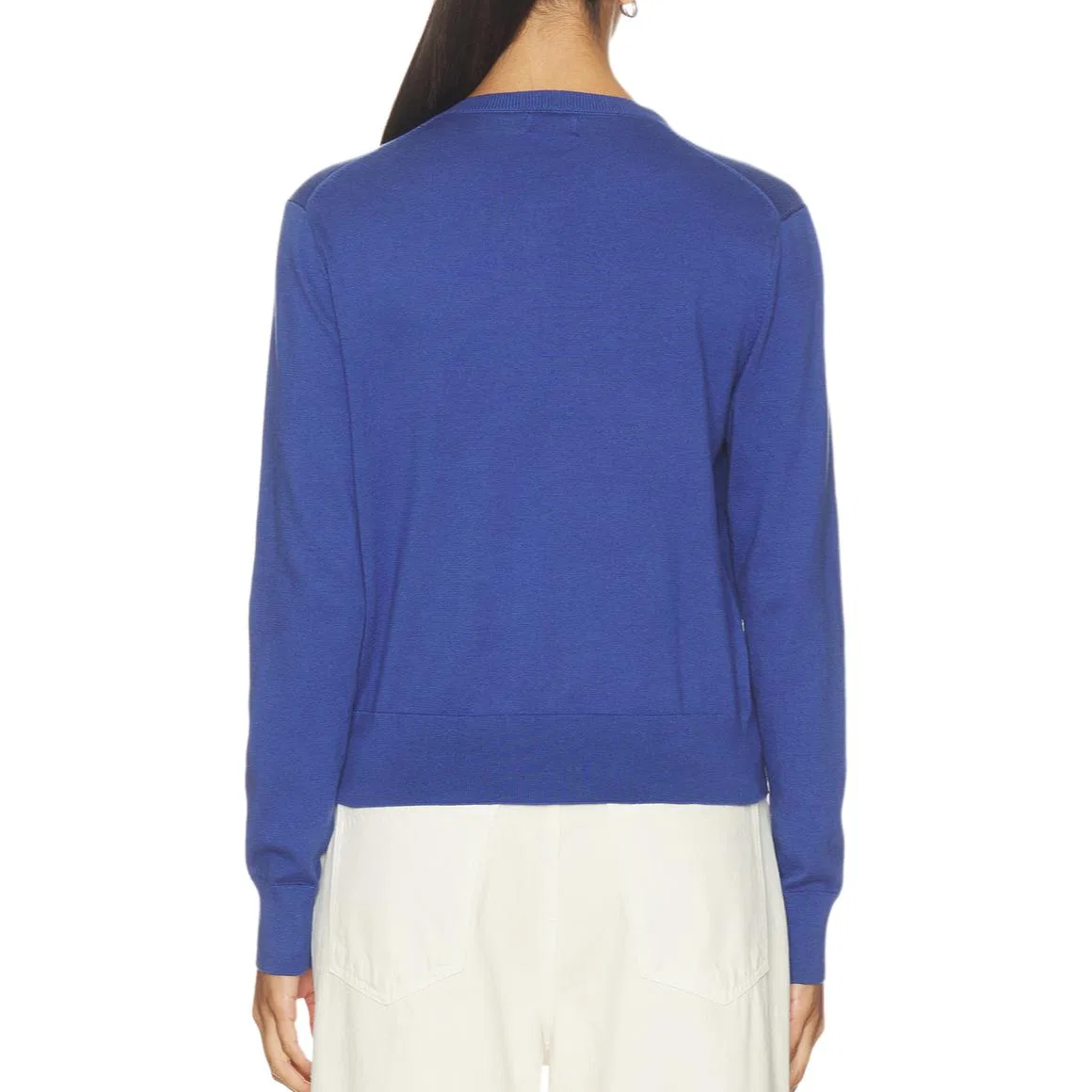 Женский свитер с круглым вырезом Polo Ralph Lauren, Charter Blue — фото 4