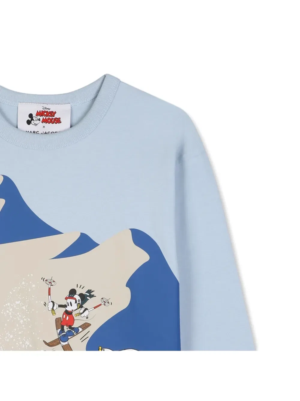 Футболка с длинными рукавами из коллаборации с Disney Marc Jacobs Kids, синий — фото 3