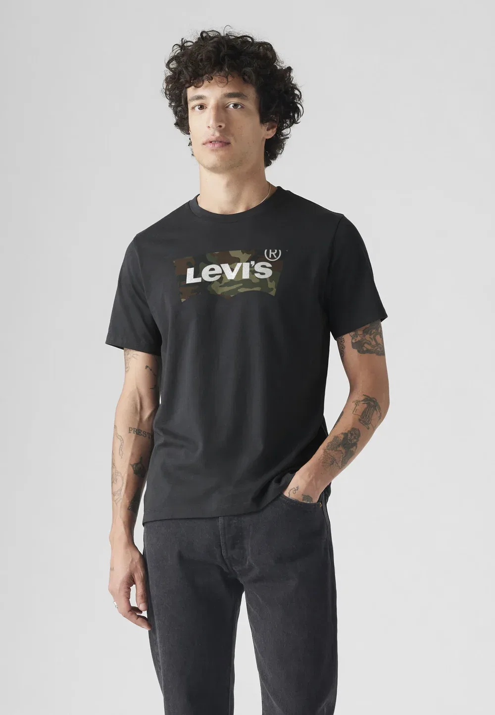 Футболка с круглым вырезом и графическим принтом Levi'S, Phantom