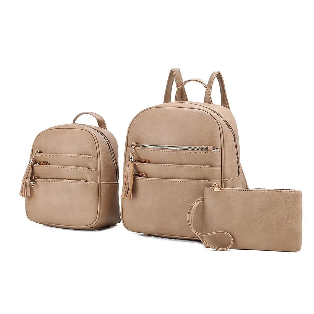 

Рюкзак Roxane из коллекции MKF с мини-рюкзаком и сумочкой на руку от Mia K-3PCS MKF Collection