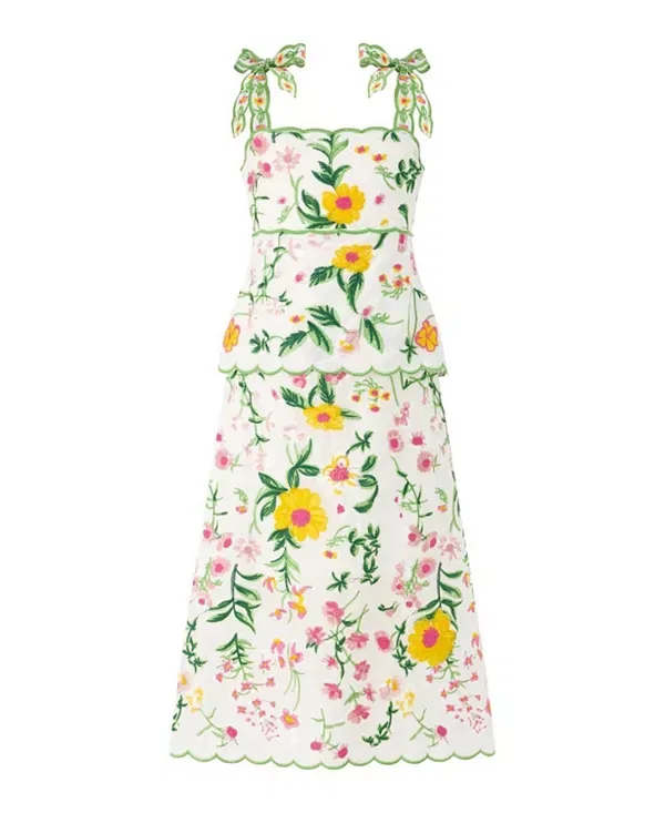 Детское платье для девочек с вышивкой Kaylee Marlo Kids, Floral