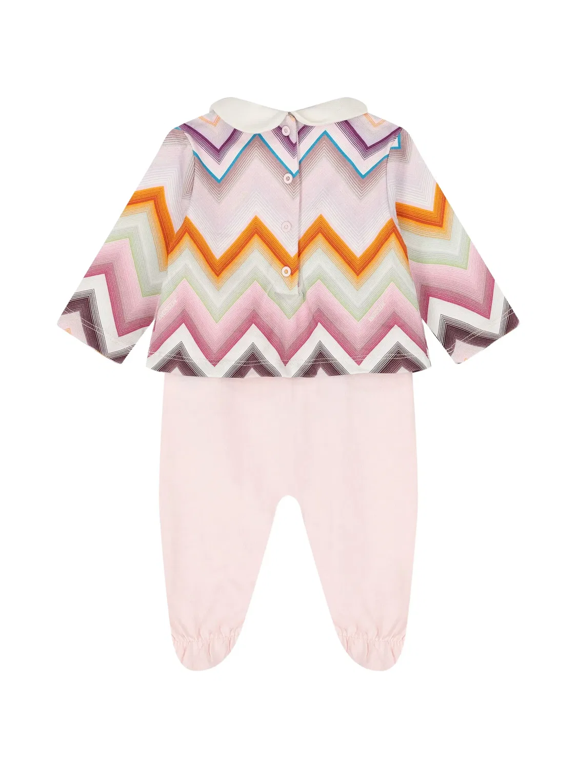 Комплект с принтом Missoni Kids, нейтральные цвета — фото 4
