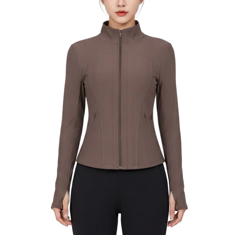 Женская куртка с воротником-стойкой Adidas, Brown