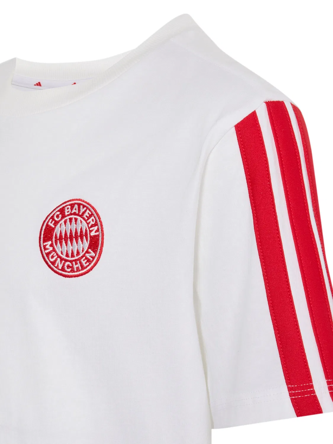 Футболка Adidas Performance Shirt FCB белого цвета — фото 3