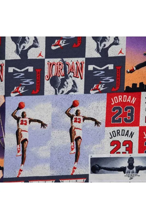 Детская футболка для девочек с принтом Nike Jordan Posterized Air Nike Kids, Multicolor — фото 3