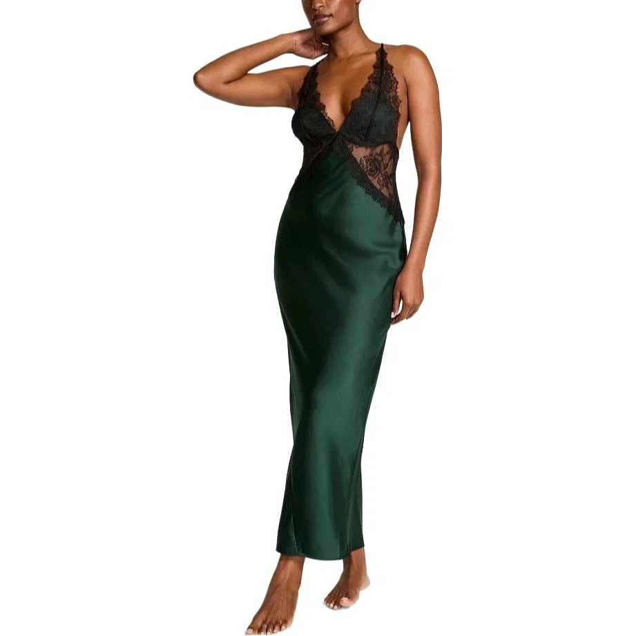 Женская сорочка с длинным рукавом Victoria's Secret, Dark Green