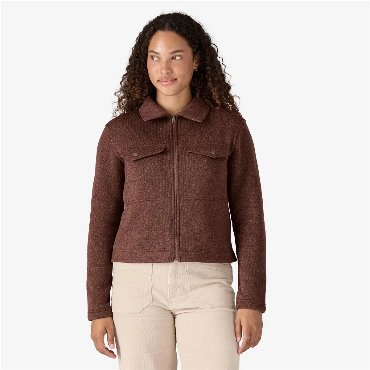 Куртка-чумка из флиса с молнией Better Sweater Patagonia, Dulse Mauve