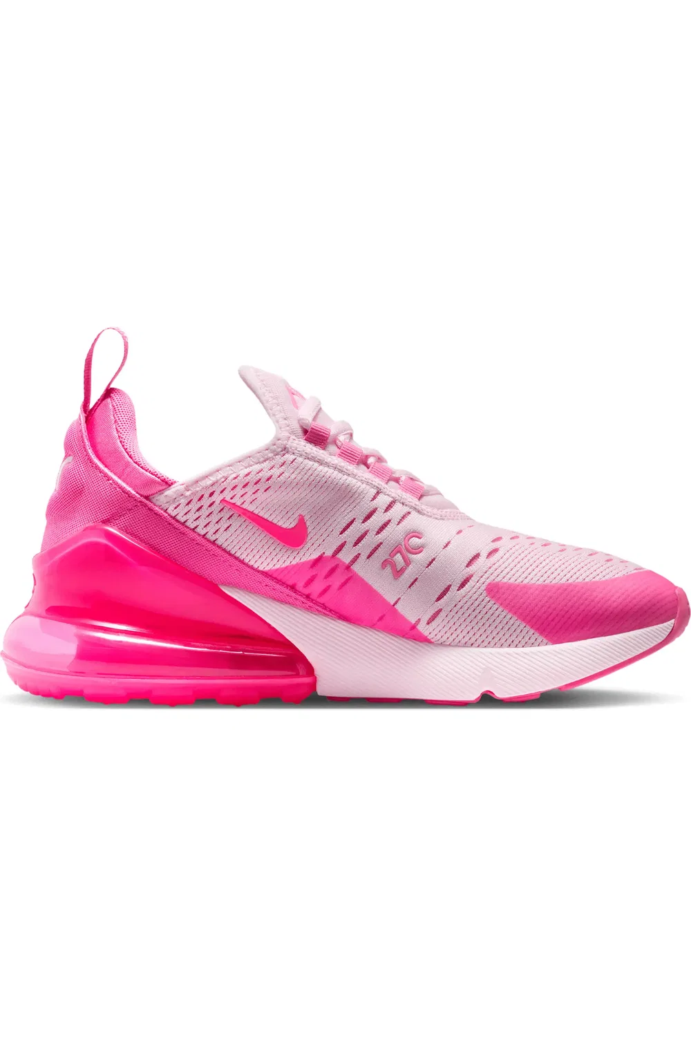 Детские кроссовки с амортизацией Air Max 270 Nike, Pink/Pinksicle/White/Pink — фото 2