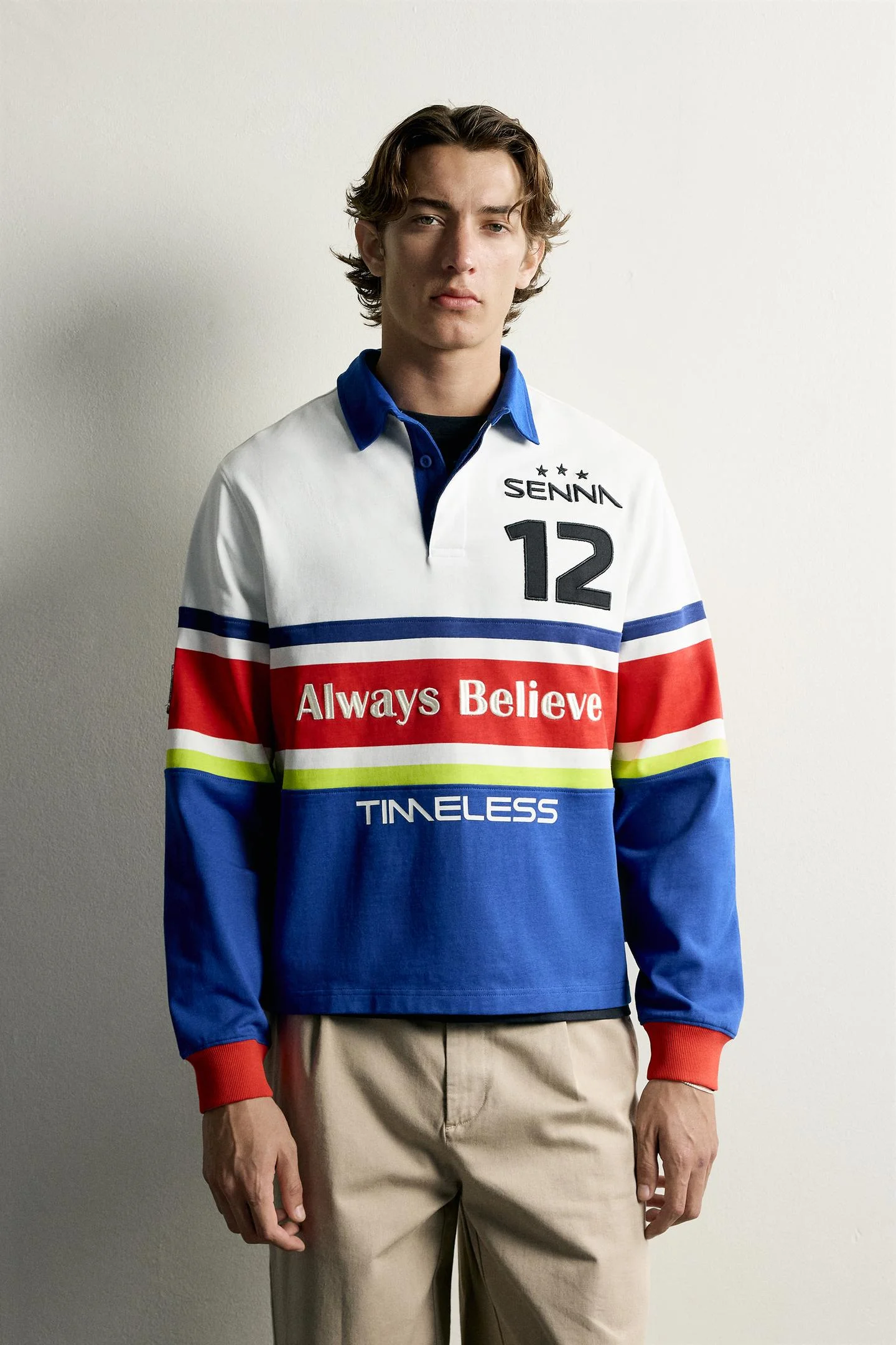 Поло Zara Ayrton Senna © Senna Brands, синий