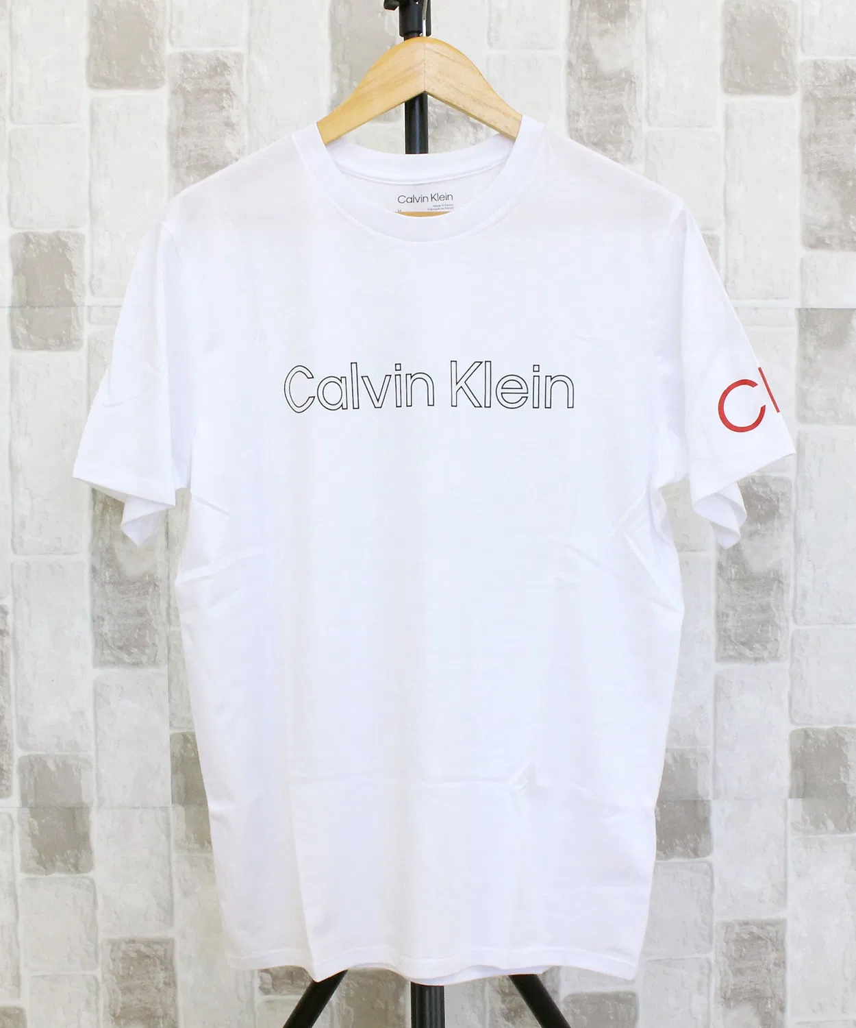 Футболка с длинным рукавомс принтом Calvin Klein, White — фото 2