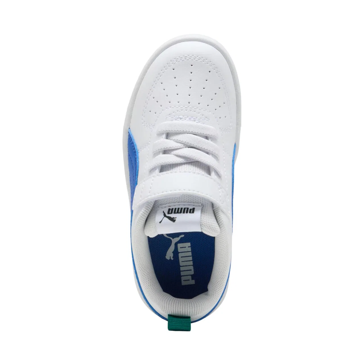 Детские кроссовки с липучкой Rickie AC PS Puma, Weiss — фото 4
